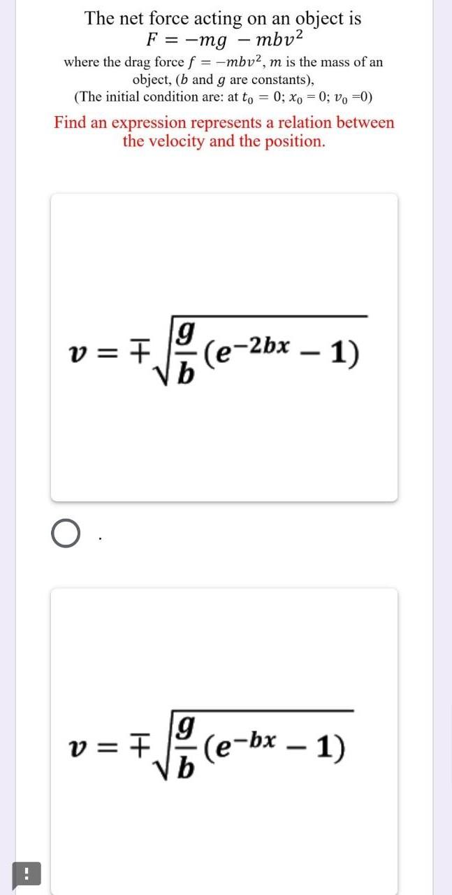 Answered The Net Force Acting On An Object Is F Bartleby