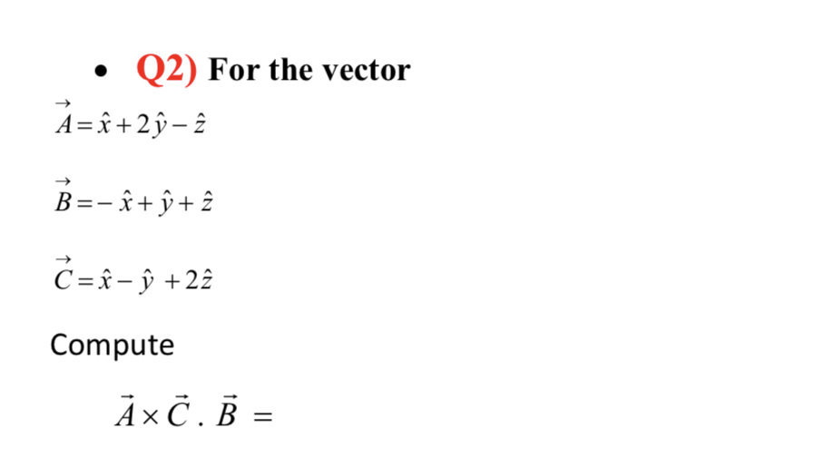 Answered Q2 For The Vector A I 2ŷ 2 B I ŷ Bartleby
