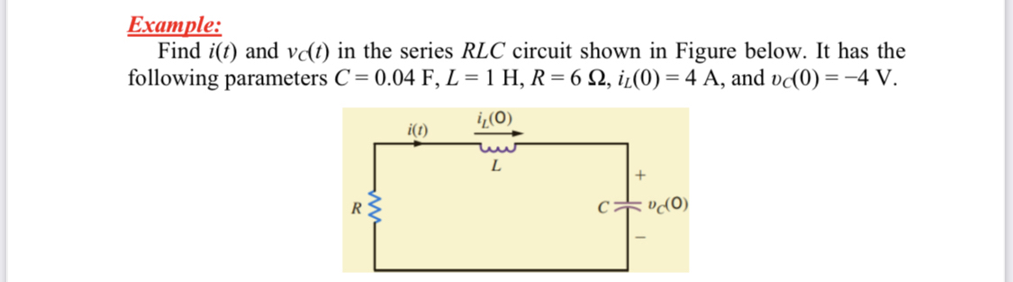 Answered Find I T And Vdt In The Series Rlc Bartleby