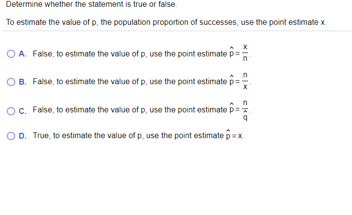 Answered To Estimate The Value Of P The Bartleby