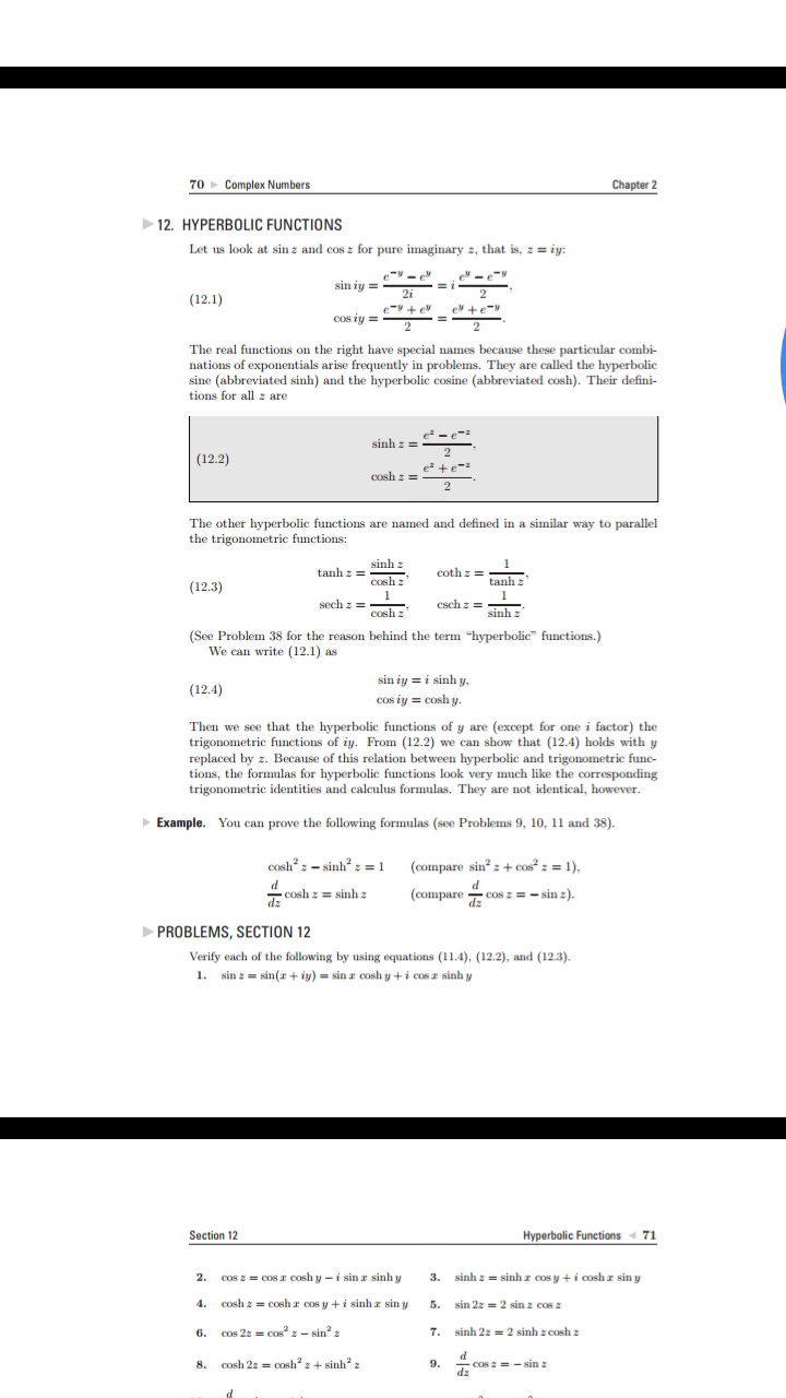 Answered Chapter 2 70 Complex Numbers 12 Bartleby