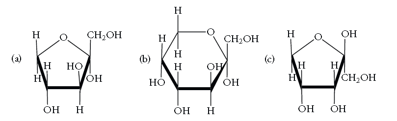 Answered: H H CH,OH H CH2OH H OH H (c) H (a) (b)… | bartleby