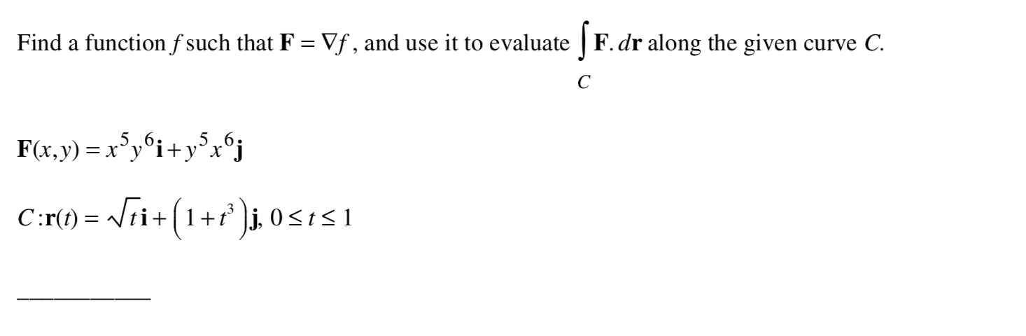 Answered Find A Function F Such That F Vf Bartleby