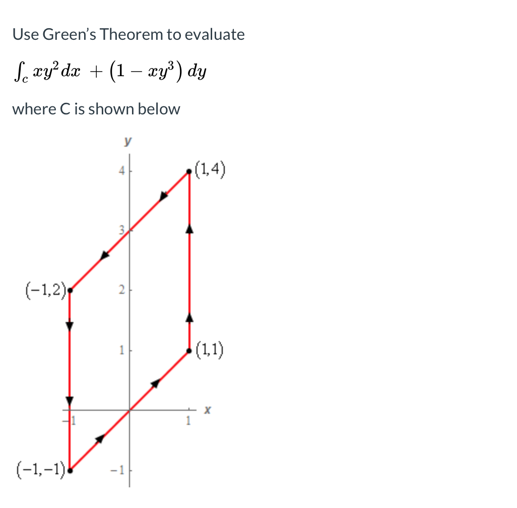 Answered Use Green S Theorem To Evaluate Se Xy Bartleby