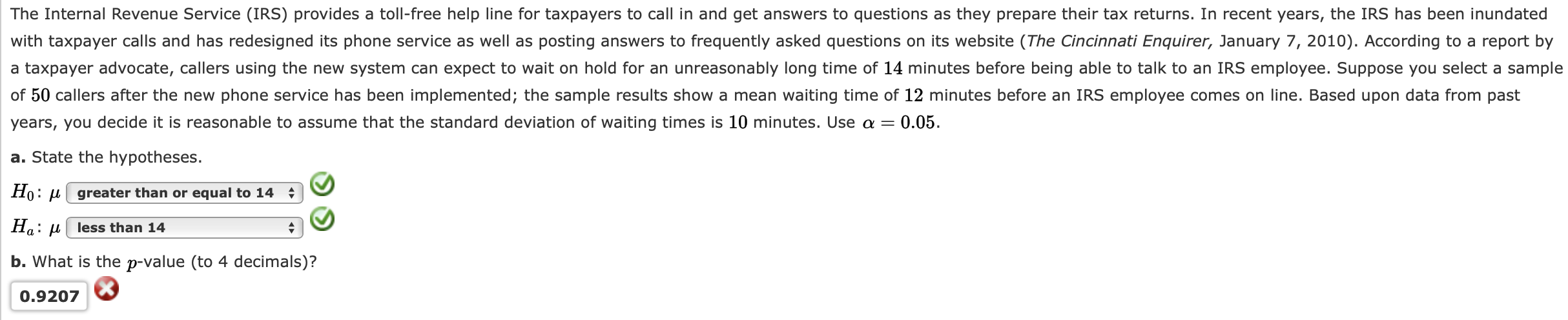 Answered: The Internal Revenue Service (IRS)… | Bartleby