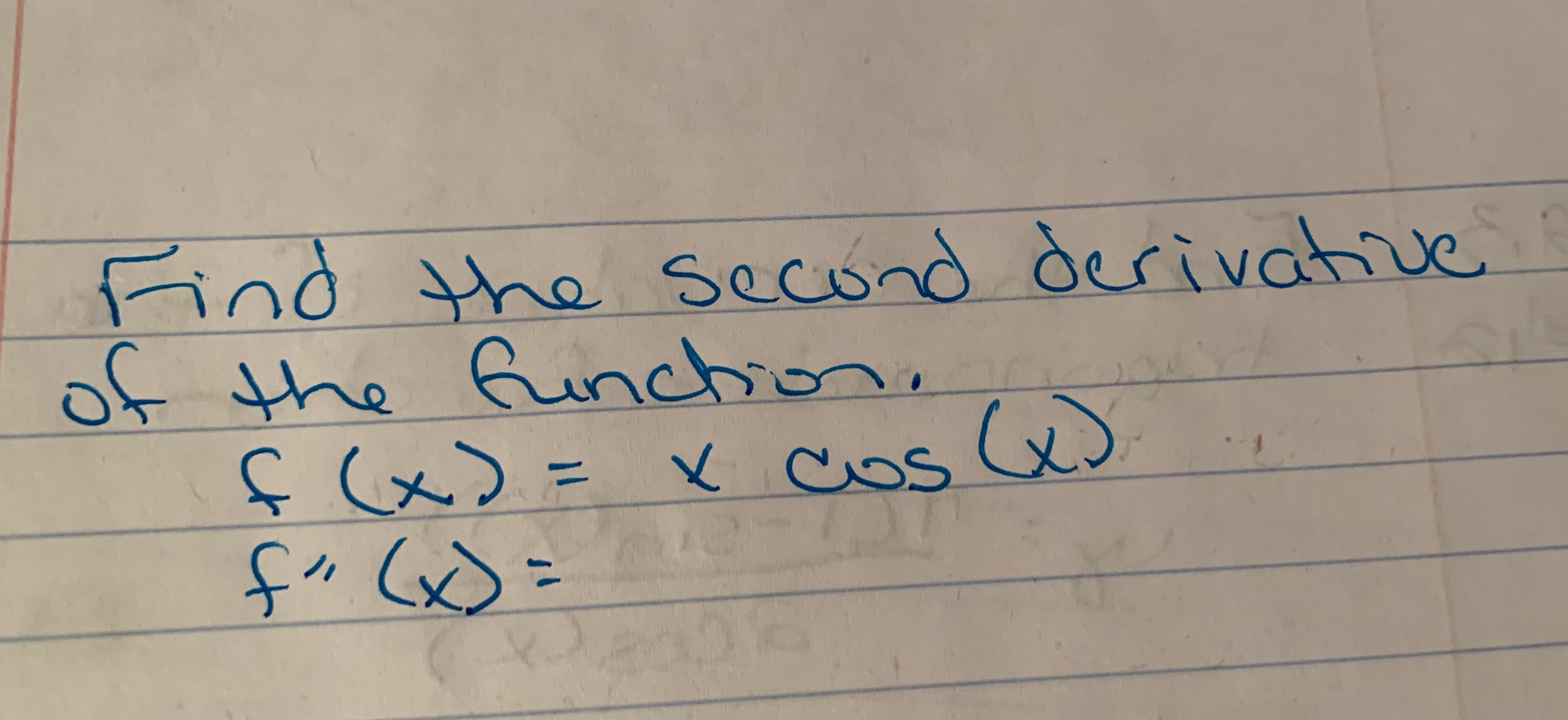 Answered Find The Second Of The Finchion C X Bartleby