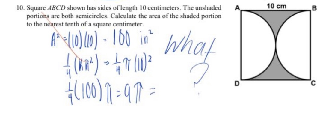 Answered: Square ABCD shown has sides of length… | bartleby