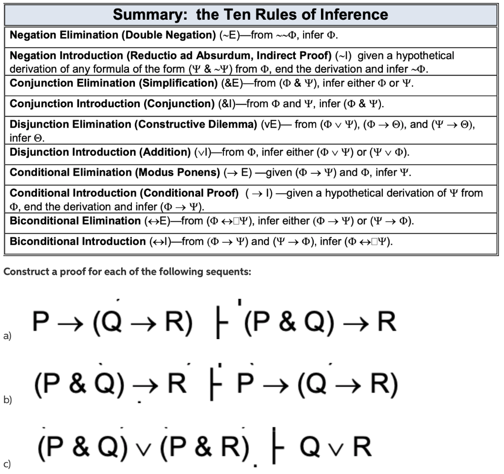 Answered Construct A Proof For Each Of The Bartleby