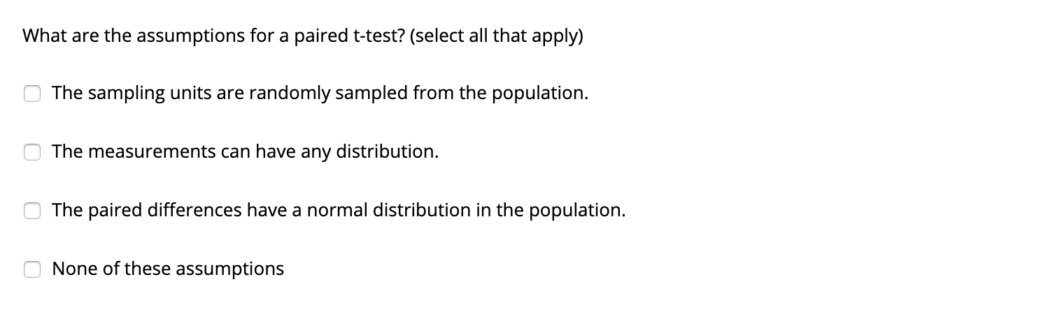 What Are The Assumptions For Independent T Test