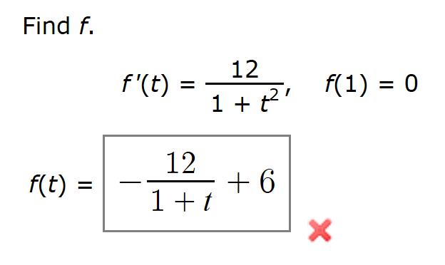 Answered Find F 12 F T F 1 0 1 T 12 6 1 T Bartleby