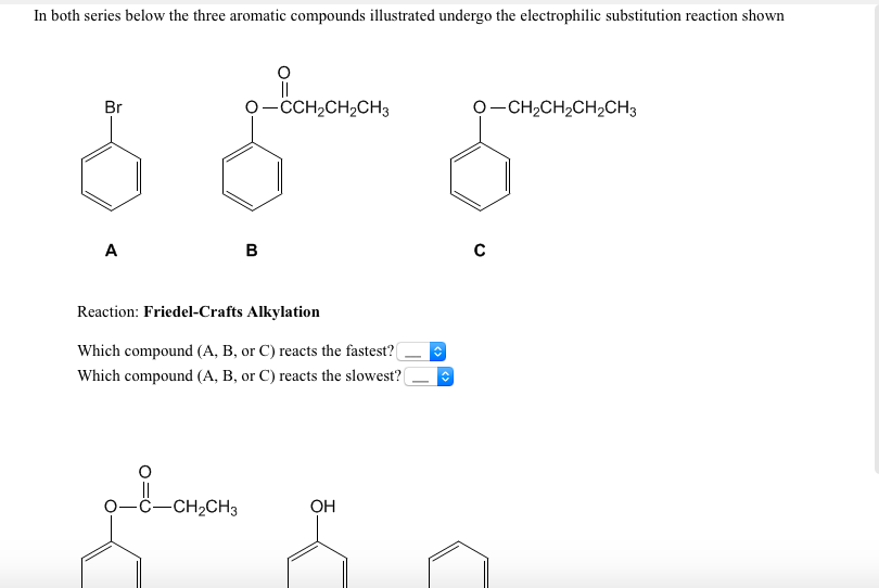 Answered In Both Series Below The Three Aromatic Bartleby