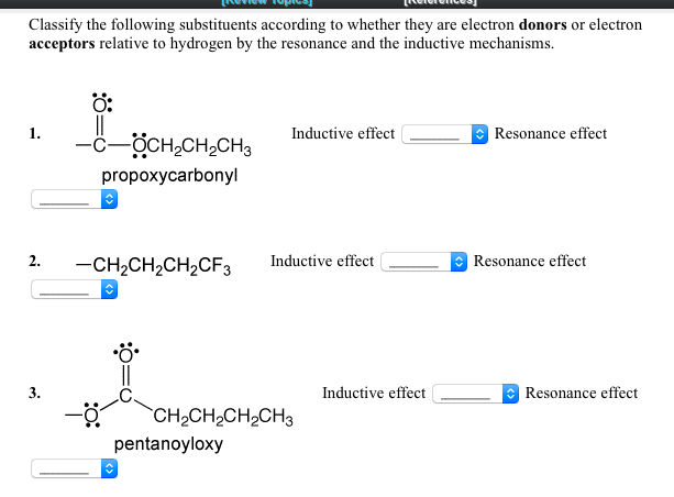 Answered Classify The Following Substituents Bartleby