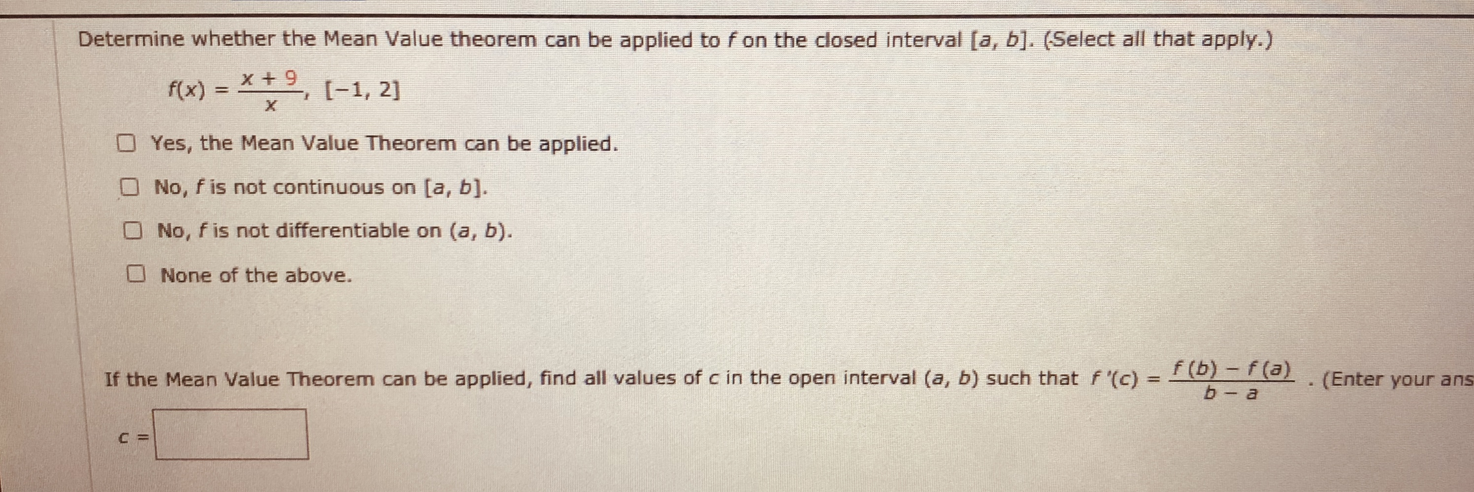 Answered Determine Whether The Mean Value Bartleby