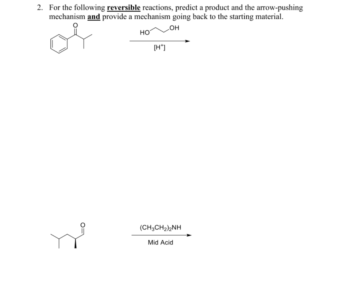 Answered: For the following reversible reactions,… | bartleby