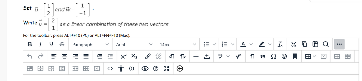 Answered Set U And W Write As A Linear Bartleby