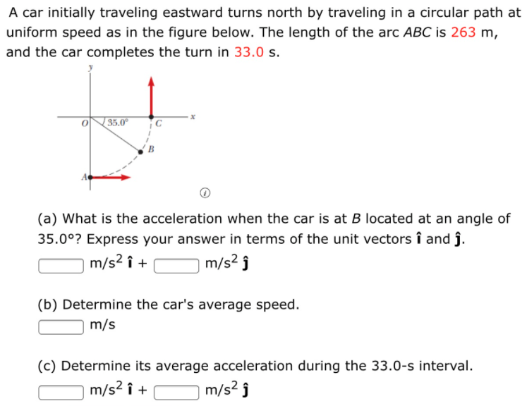 Answered A Car Initially Traveling Eastward Bartleby