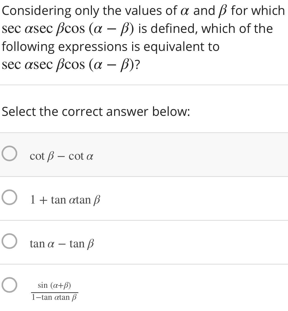 Answered Considering Only The Values Of A And Ss Bartleby