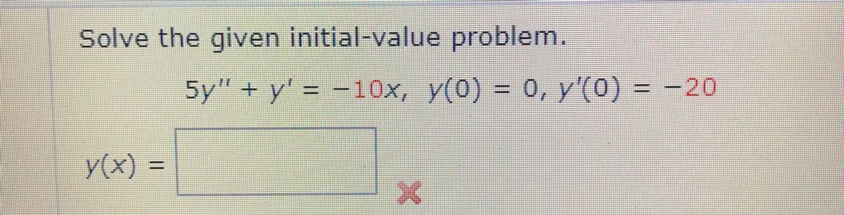 Answered: Solve the given initial-value problem.… | bartleby