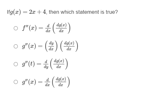 Answered Ifg X 2x 4 Then Which Statement Bartleby