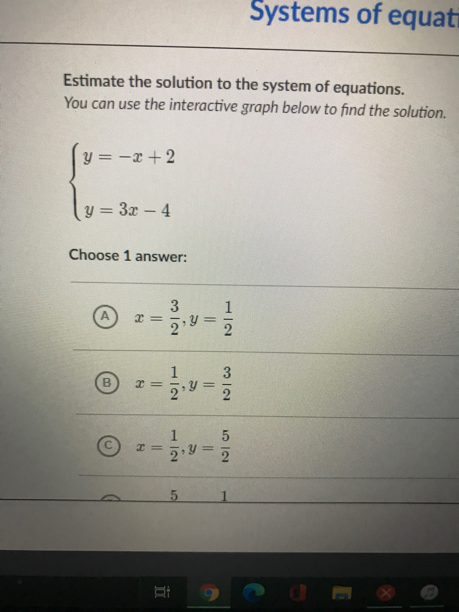 Answered Y X 2 Y 3x 4 Choose 1 Answer Bartleby