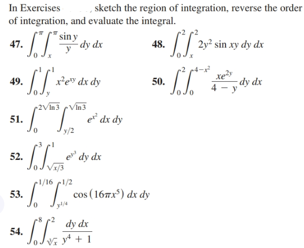 Answered In Exercises Of Integration And Bartleby