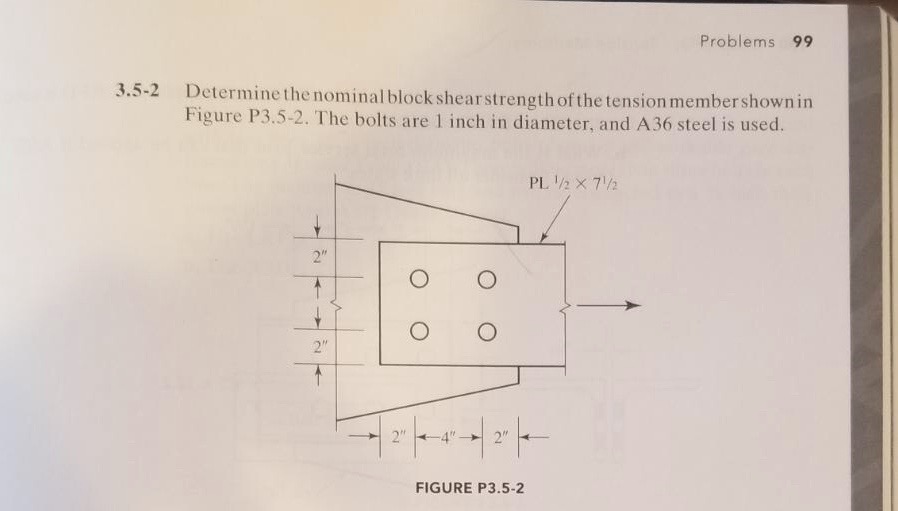 Answered: Determine the nominal block… | bartleby