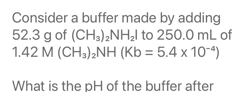 Answered Consider A Buffer Made By Adding 52 3 G Bartleby