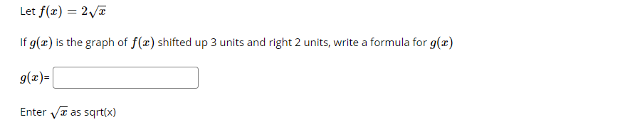 Answered Let F X 2 T If G X Is The Graph Of Bartleby