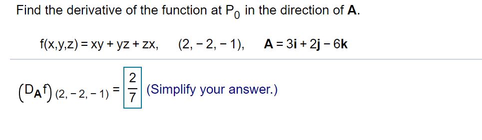 Answered F X Y Z Xy Yz Zx 2 2 1 Bartleby