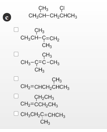 Answered 23 C Choose A Structural Formula For Bartleby