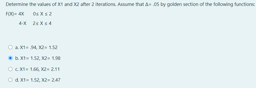 Answered Determine The Values Of X1 And X2 After Bartleby