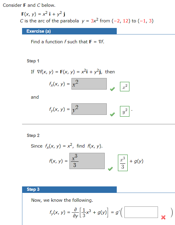 Answered Consider F And C Below F X Y X I Bartleby