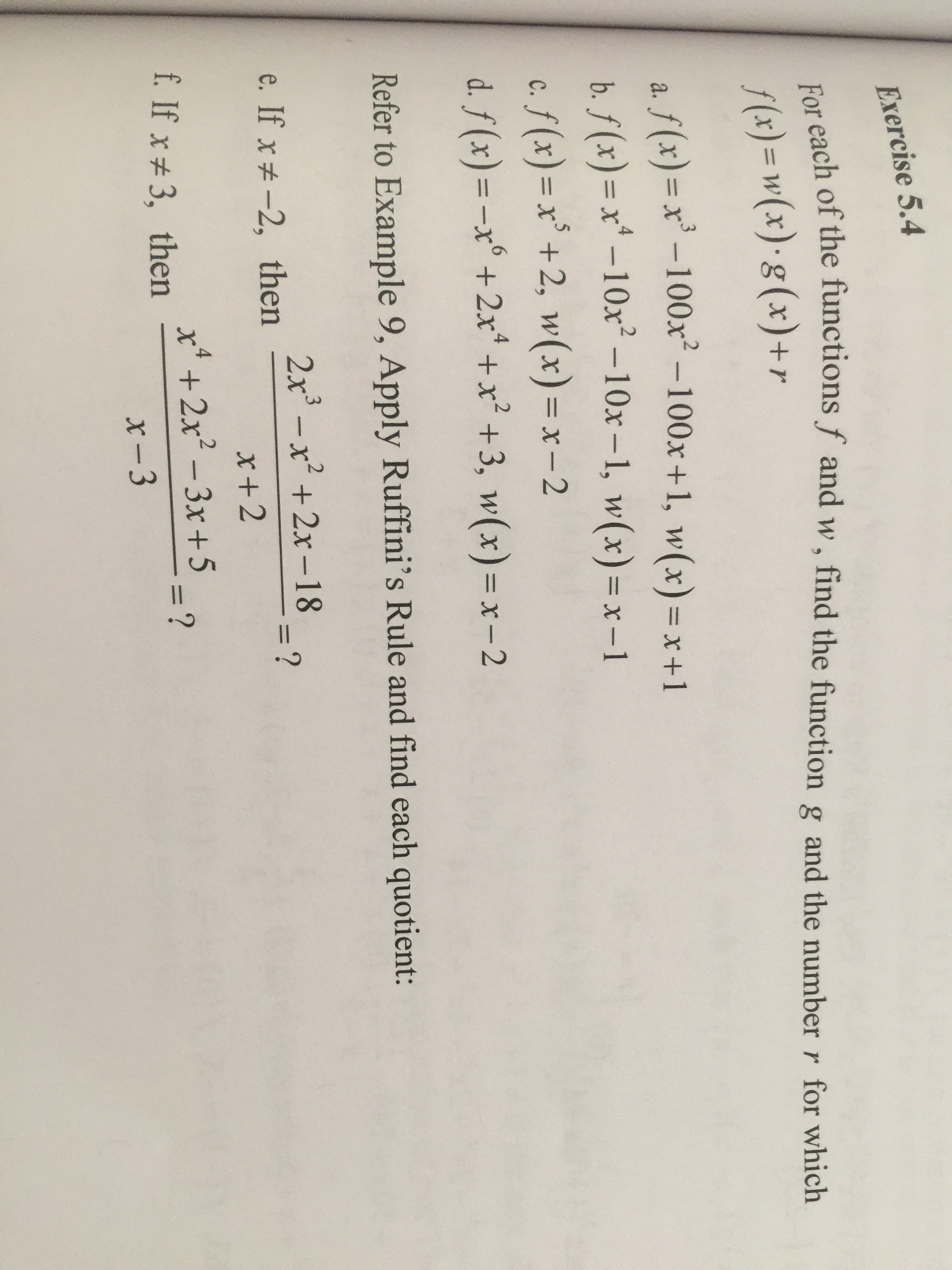 Answered For Each Of The Functions F X Bartleby