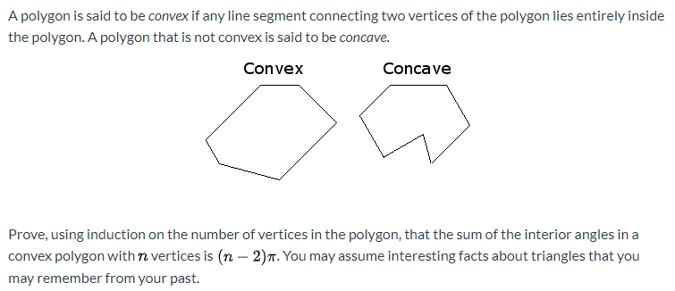 Answered A Polygon Is Said To Be Convex If Any Bartleby