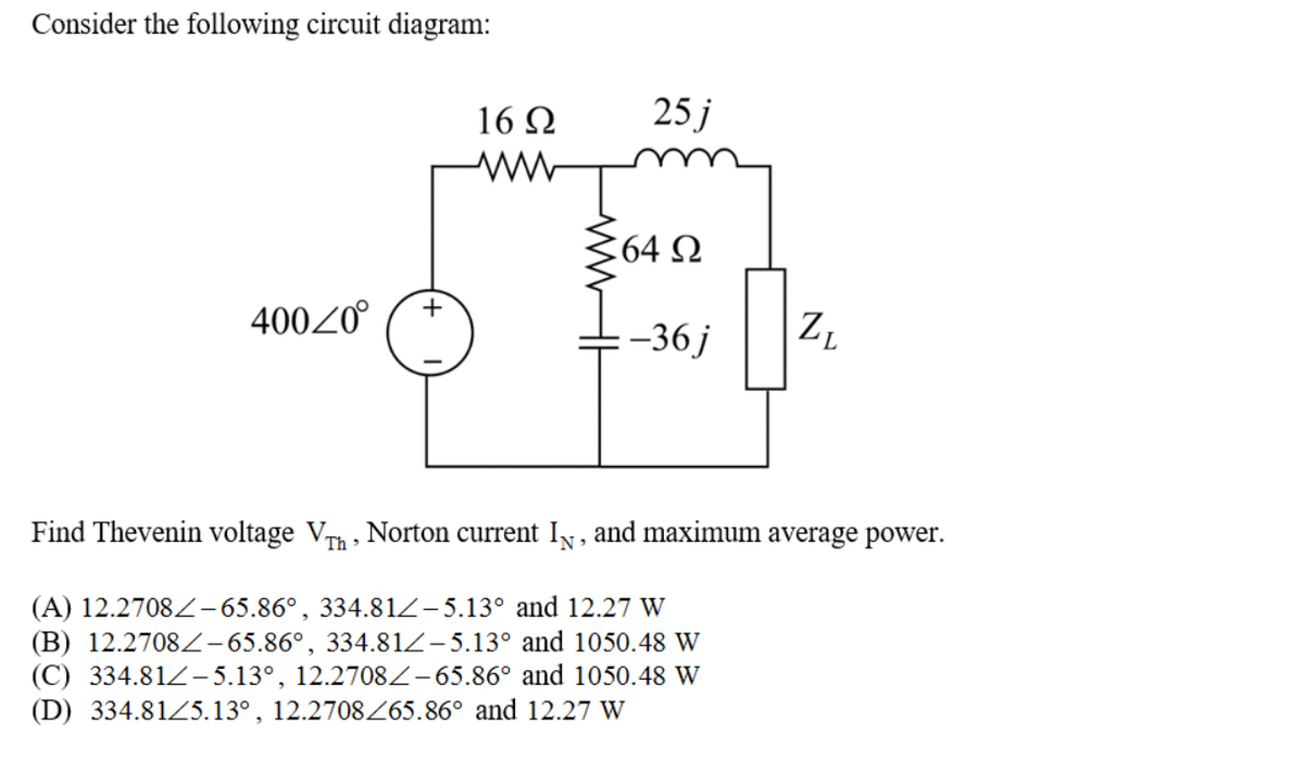 Answered Consider The Following Circuit Diagram Bartleby