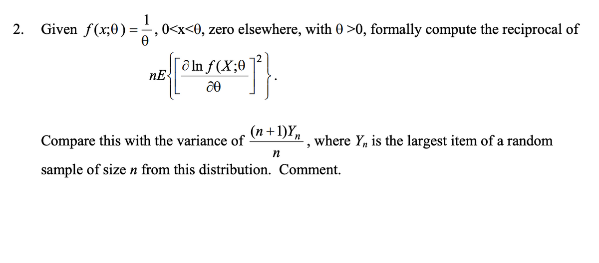 Answered 2 Given F X 0 00 Formally Compute Bartleby