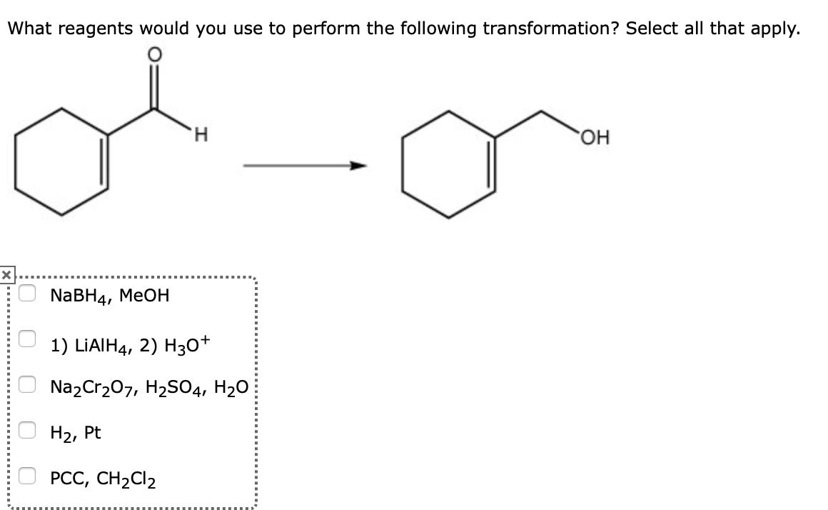 Answered: What reagents would you use to perform… | bartleby