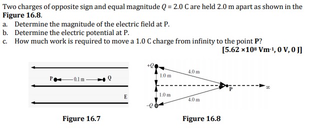 Answered Two Charges Of Opposite Sign And Equal… Bartleby