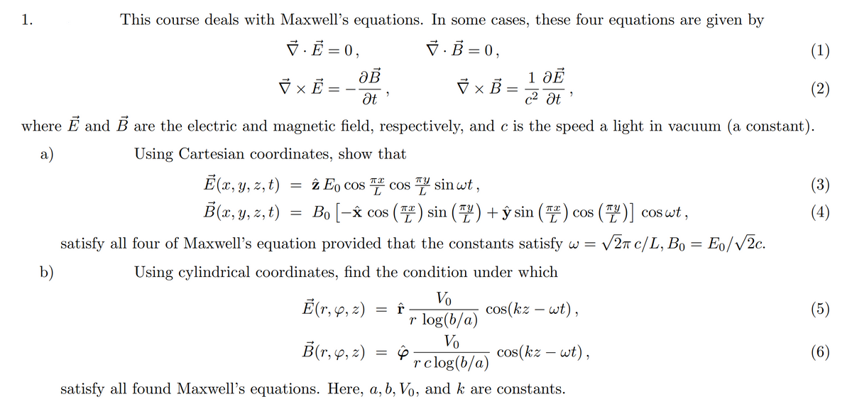 Answered 1 This Course Deals With Maxwell S Bartleby