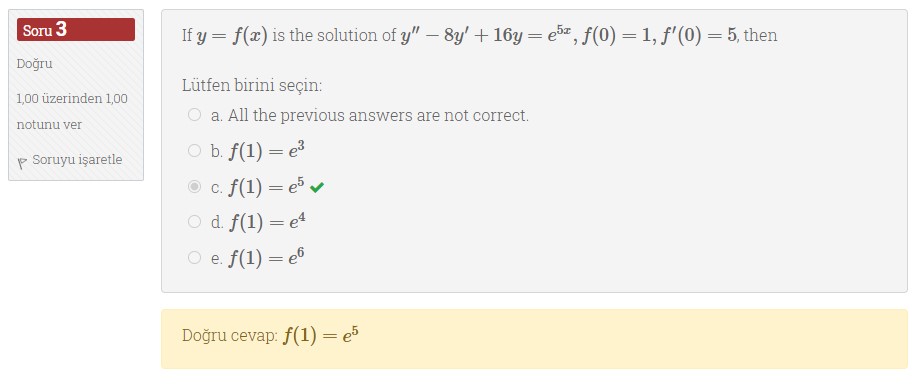 Answered If Y F X Is The Solution Of Y 8y Bartleby