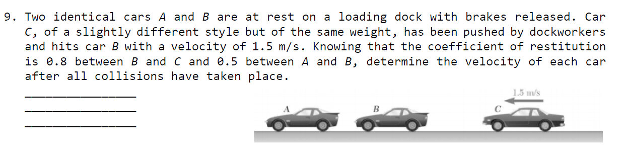 Answered: Two Identical Cars A And B Are At Rest… | Bartleby