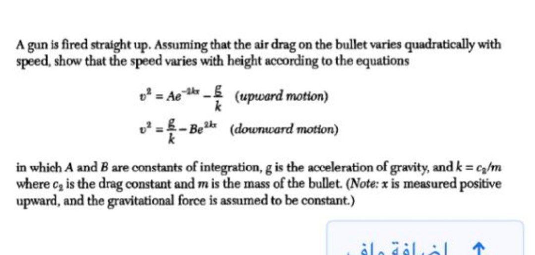 Answered A Gun Is Fired Straight Up Assuming Bartleby