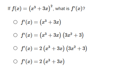 Answered 2 If F X X 3x What Is F Ae O Bartleby