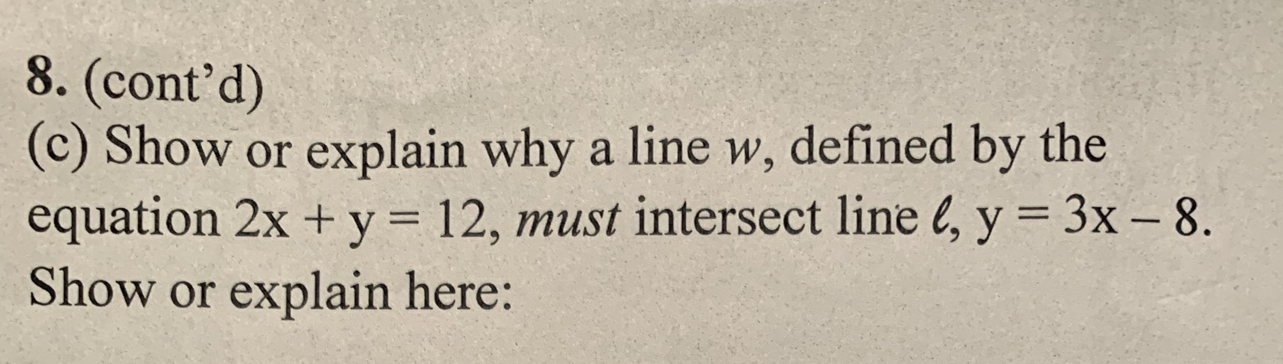 Answered 8 Given A Line L Defined By Y 3x Bartleby