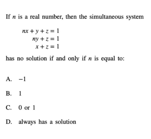 Answered If N Is A Real Number Then The Bartleby