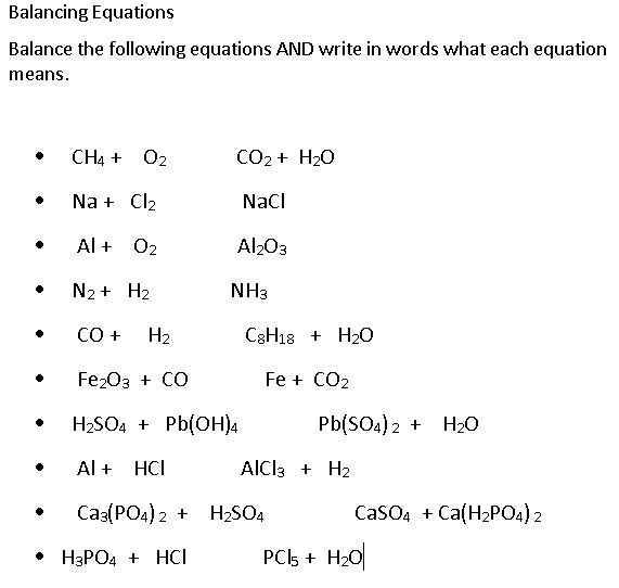 Answered: Balance The Following Equations And… 