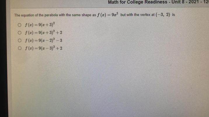 Answered Math For College Readiness The Equation Bartleby