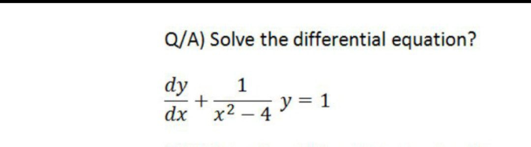 Answered Q A Solve The Differential Equation Bartleby