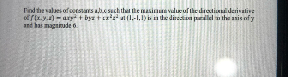 Answered Find The Values Of Constants A B C Such… Bartleby