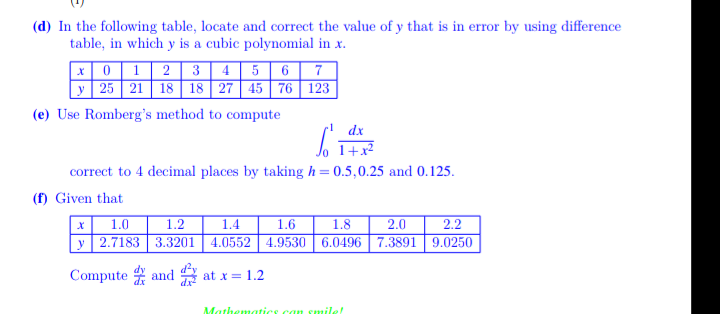 Answered D In The Following Table Locate And Bartleby